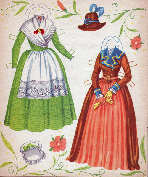 inkspired musings Irish Paper Dolls